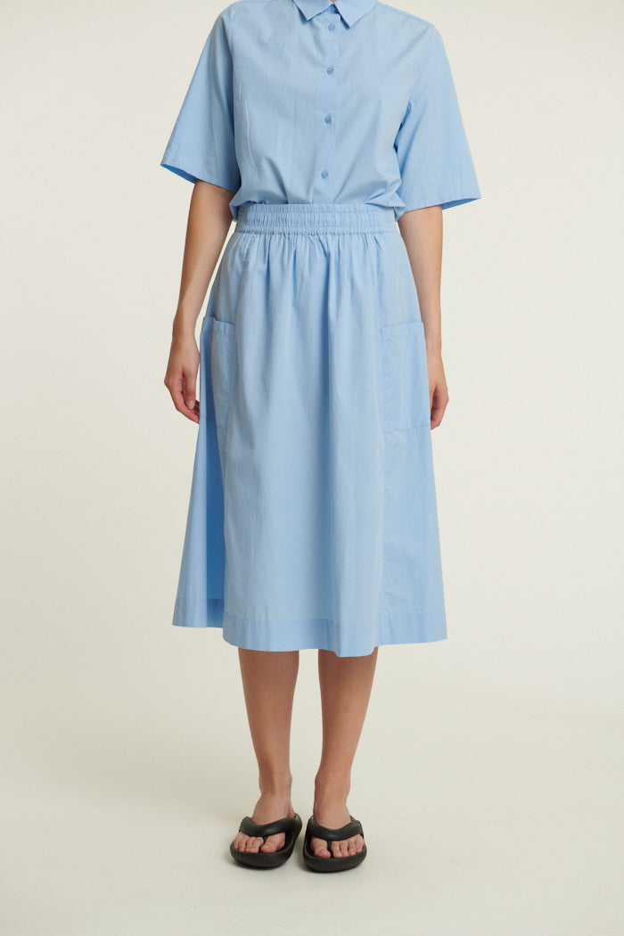Basic Apparel Silje Skirt Nederdele 772 Frozen fjord